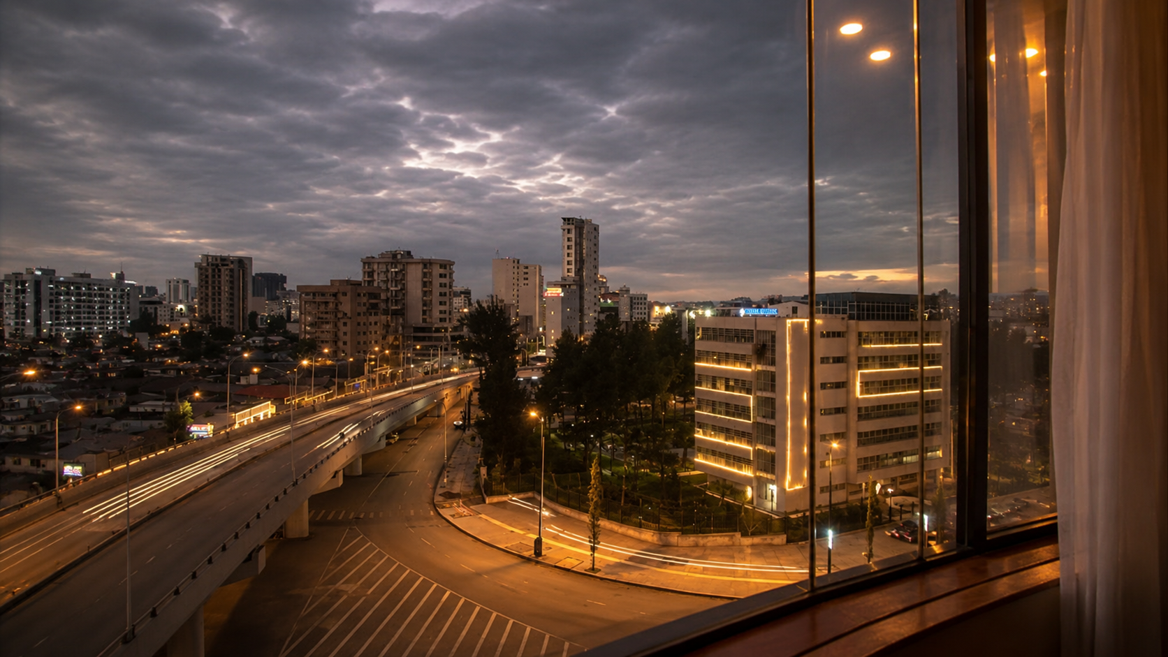 City view near Holiday Hotel in Addis Ababa